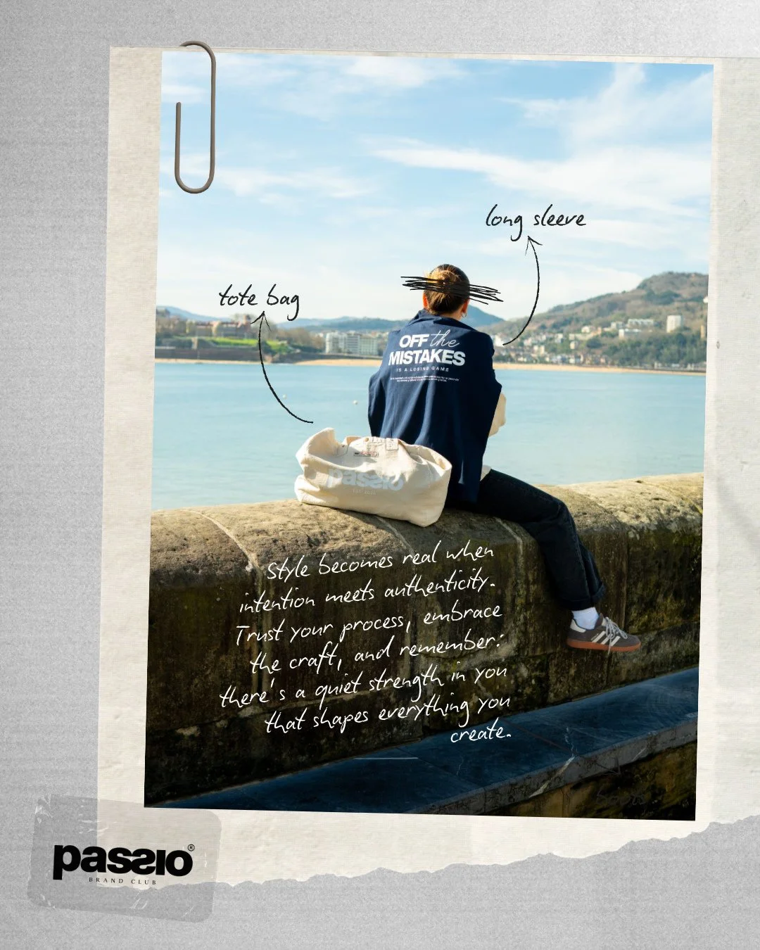 Los chicos de @passiobrandclub buscaban una idea sencilla:⁠
intenci&oacute;n y autenticidad.⁠
⁠
Cada prenda de esta colecci&oacute;n parte del mismo enfoque:⁠
detalles honestos, mensajes claros y una construcci&oacute;n pensada para acompa&ntilde;ar,