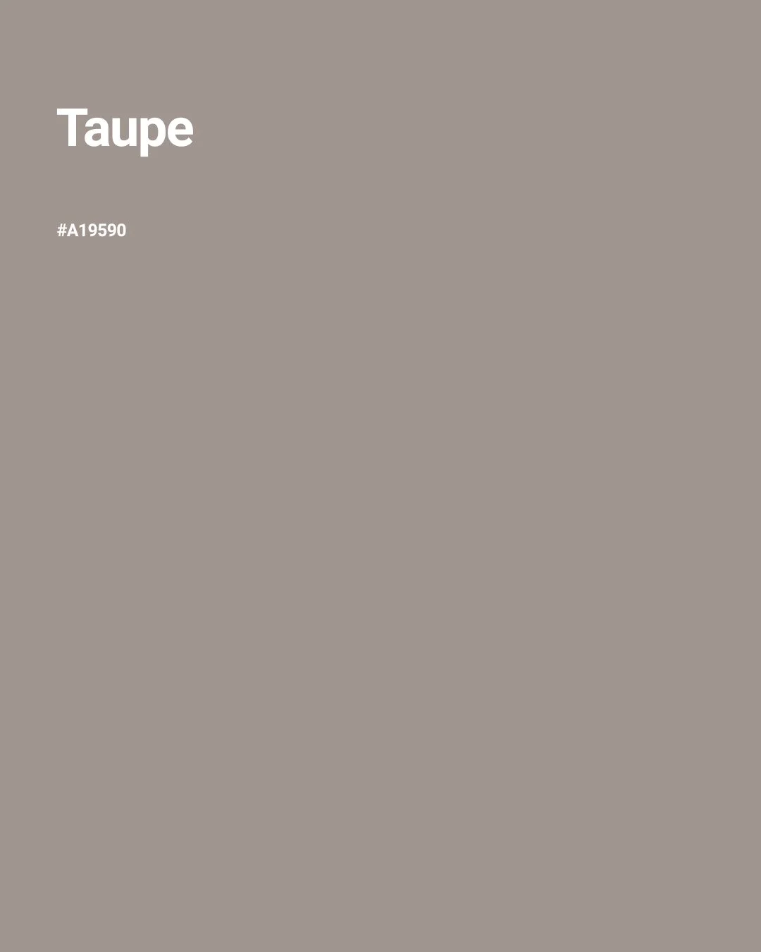 Taupe #A19590⁠
⁠
Nunca fue un color protagonista. Naci&oacute; entre el marr&oacute;n y el gris como respuesta pr&aacute;ctica: neutral, estable, f&aacute;cil de repetir en tejido y elegante sin esfuerzo. Por eso vuelve una y otra vez.⁠
Cuando la mod