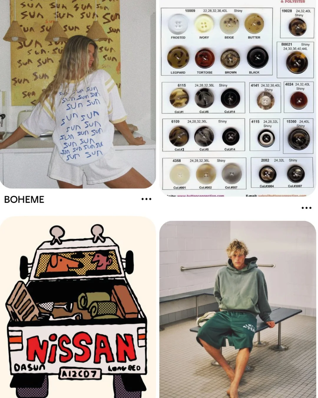 Life lately looks delicious 🍩⁠
⁠
1. Al abrir el pinterest⁠
2. Este tipo de email nos alegra el d&iacute;a⁠
3. La inspiraci&oacute;n antes de empezar⁠
4. Empezamos con SS2028⁠
5. Escribir en servilletas de papel⁠
6. Decisiones importantes⁠
7. Fotos d