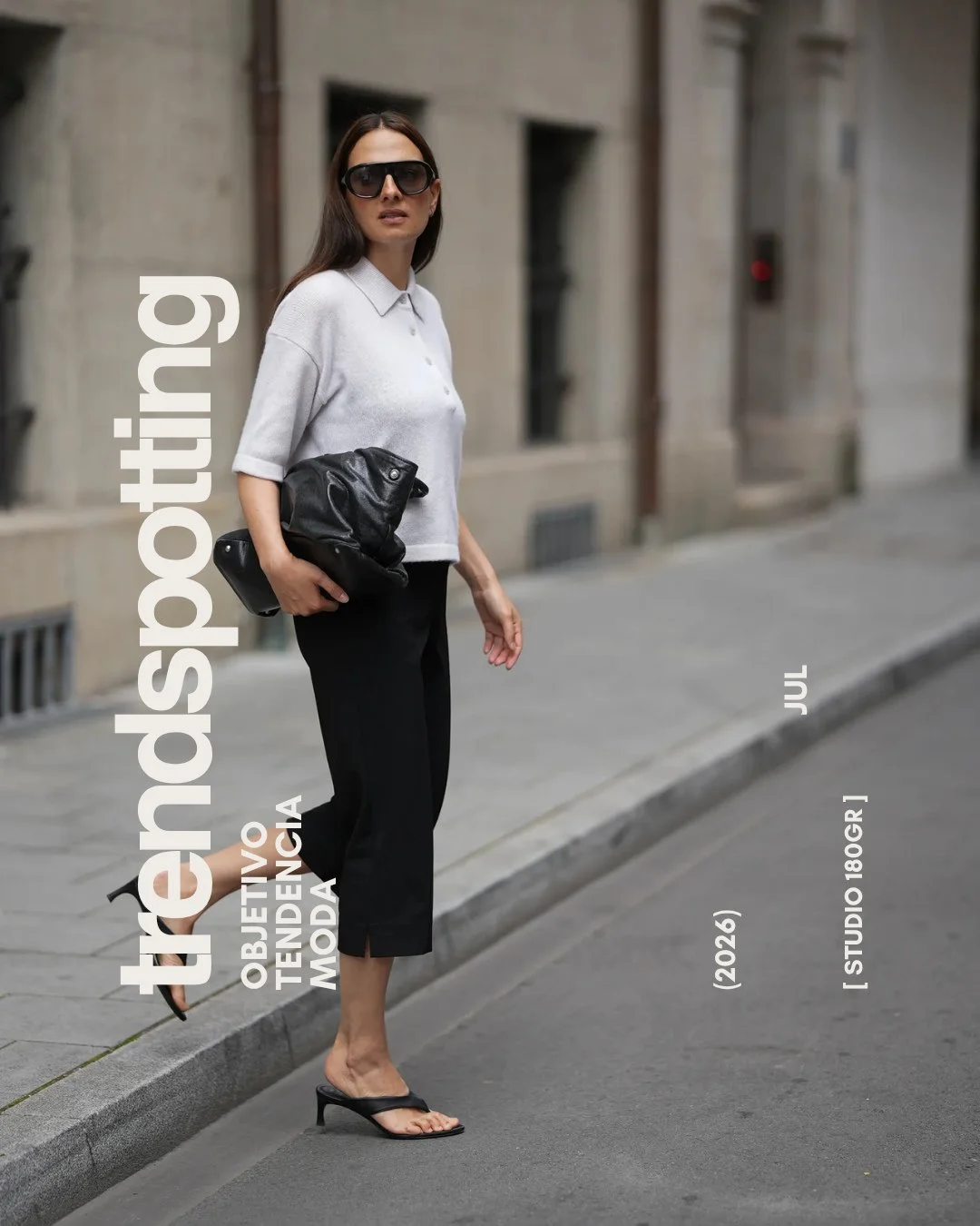 TRENDSPOTTING - Julio .26⁠
⁠
[ Pantal&oacute;n Capri ]⁠
⁠
El capri vuelve, pero no como un pantal&oacute;n pirata. La versi&oacute;n actual es m&aacute;s limpia, m&aacute;s ajustada y m&aacute;s urbana: largo por debajo de la rodilla y pierna estrech