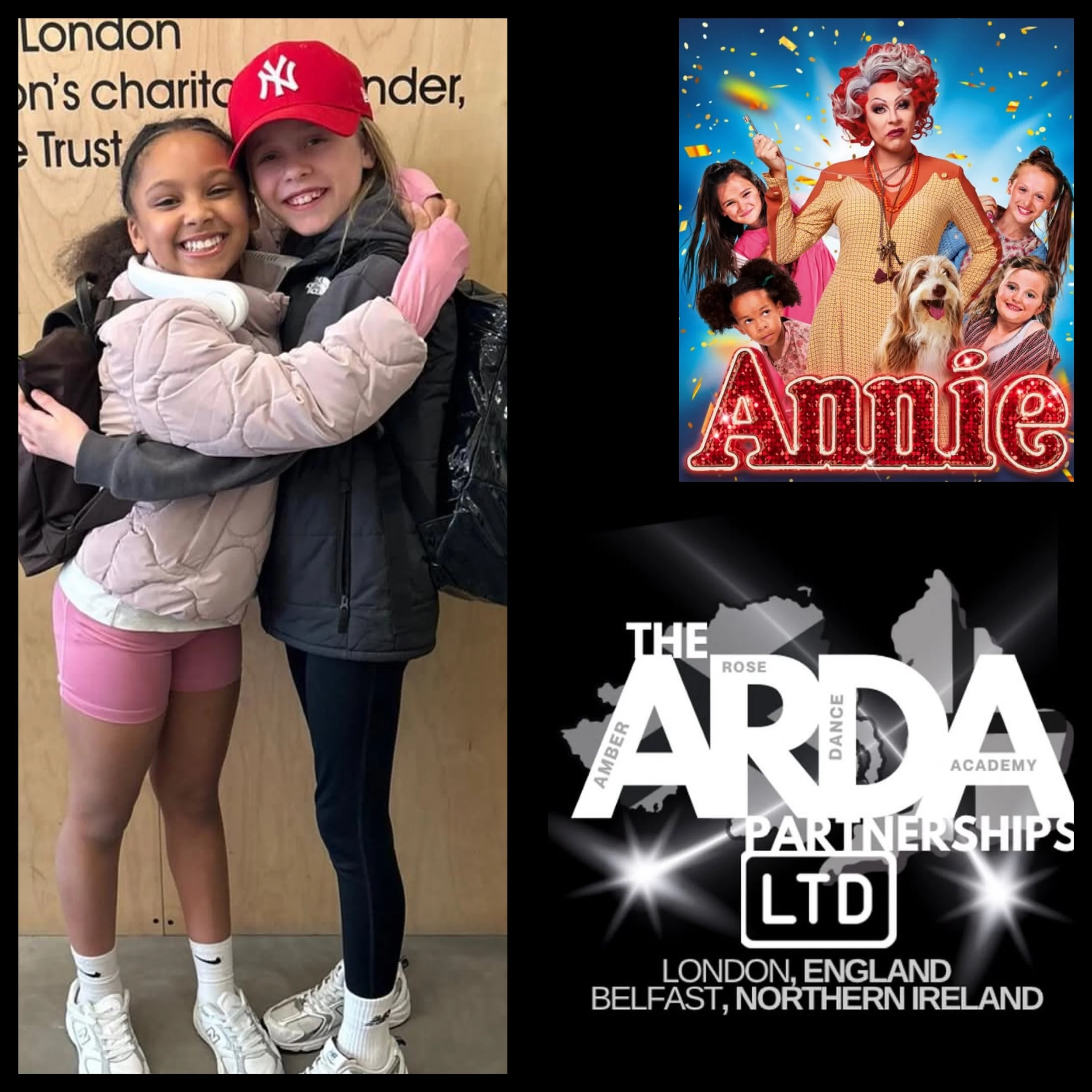 MARNIE AND MYLA FOR ANNIE UK TOUR