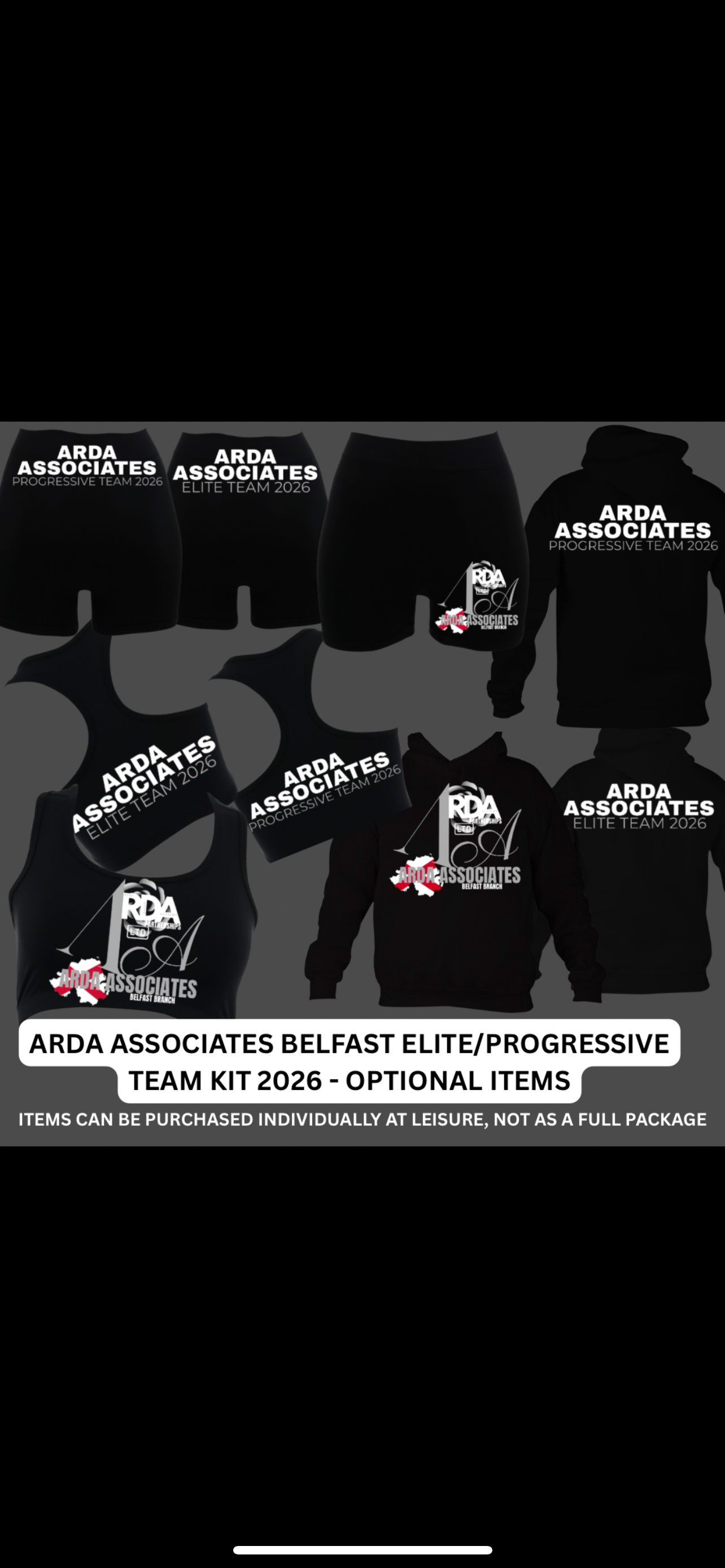 BELFAST ELITE/PROGRESSIVE ASSOCIATES OPTIONAL ITEMS