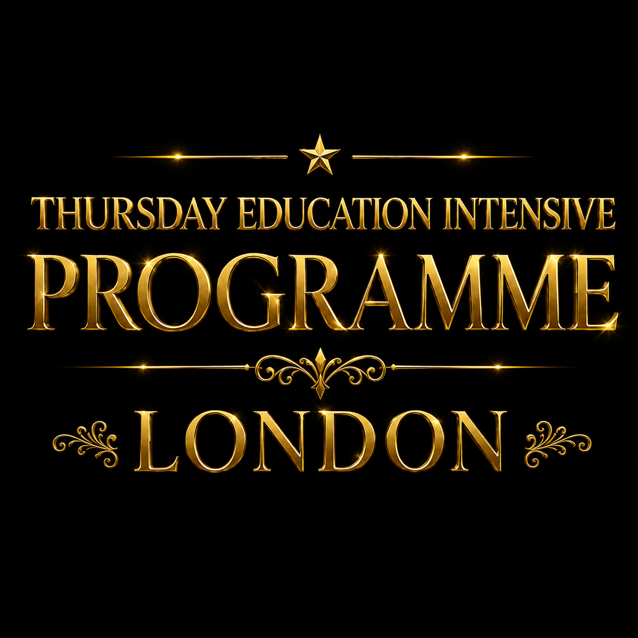 Thursday Education Intensive Programme - London