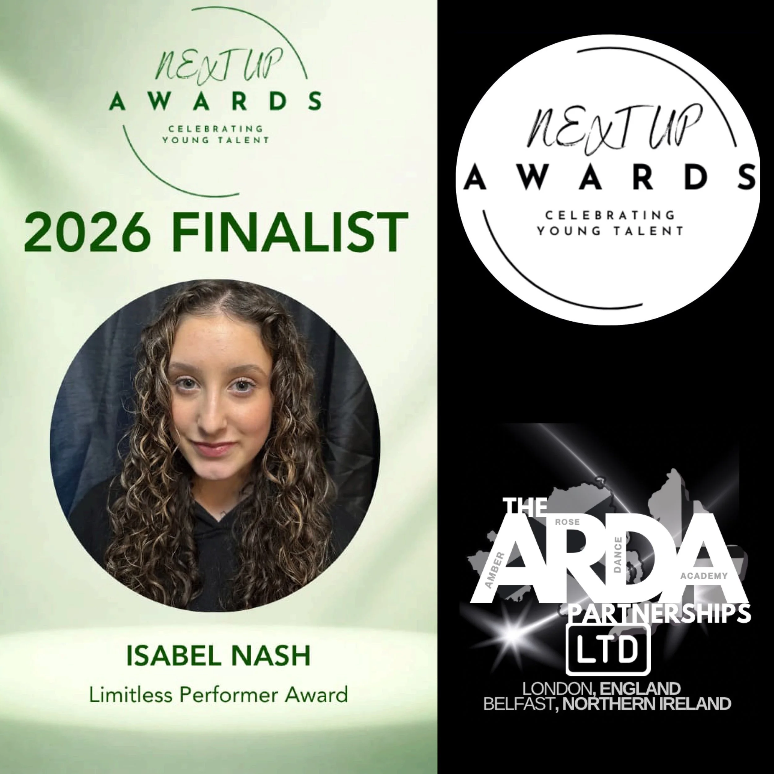 IZZY FOR NEXT UP AWARDS FINALS