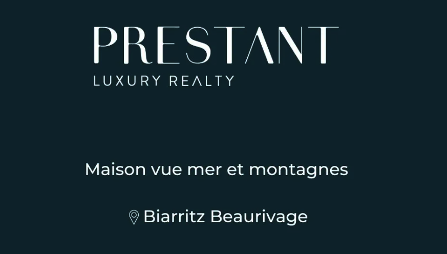 (Biarritz)Milady/Beaurivage – Contemporary house with sea and mountain views, swimming pool, landscaped garden and terraces