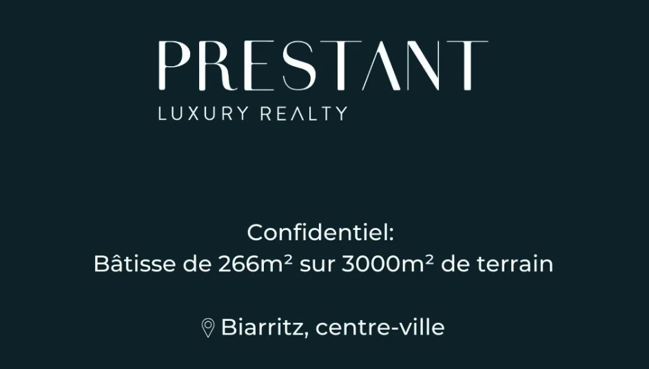 Biarritz Centre – 266 m² Character Residence on an Exceptional 2,997 m² Plot, BIARRITZ