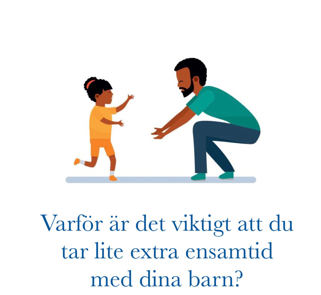 St&auml;ng av telefonen i 20 minuter. G&aring; in till ditt barns rum och lyssna till ditt barn. Vad har hen p&aring; sitt hj&auml;rta? Vill ditt barn leka, eller kanske bara h&auml;nga. Ibland &auml;r det bara n&auml;rhet man beh&ouml;ver, men den n