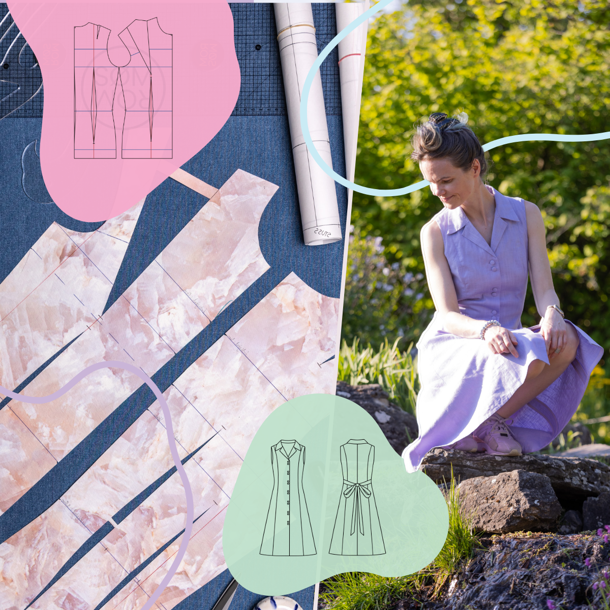 Fra grunnform til kjole