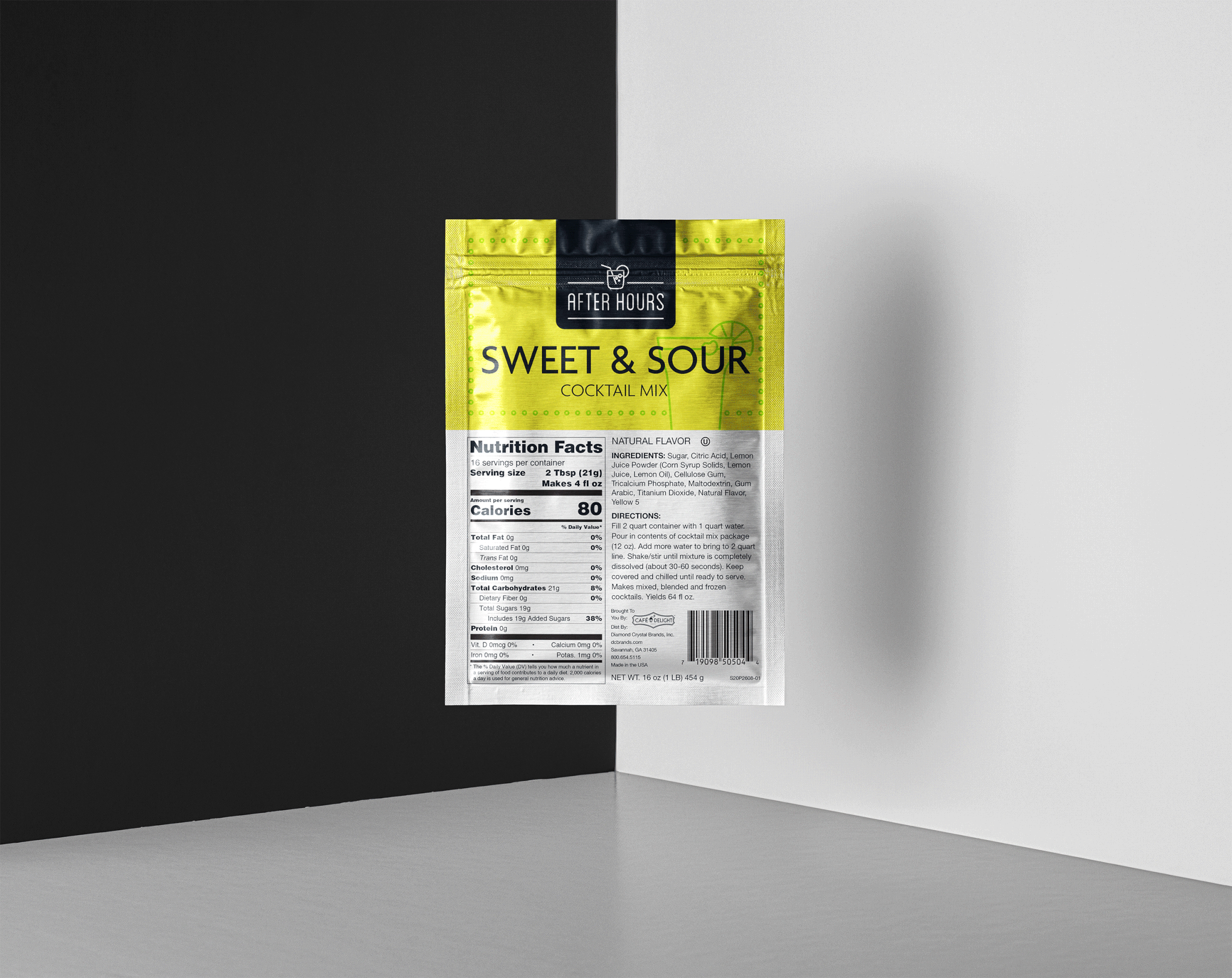  After Hours packaging design for Diamond Crystal Brands while working for The Elkins Agency. 