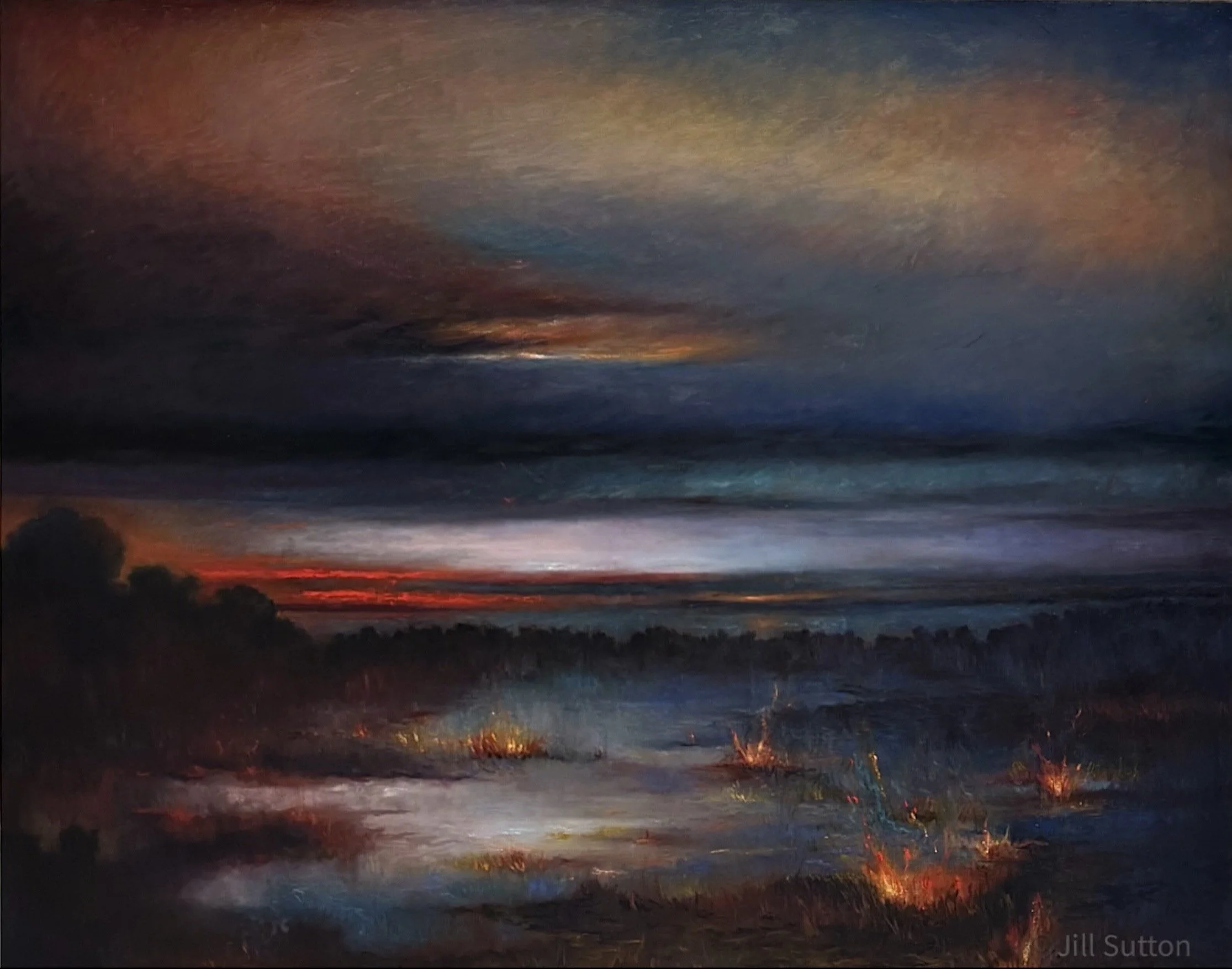 Scorched Earth / Oil on Canvas / 2026 / 38” x 48"