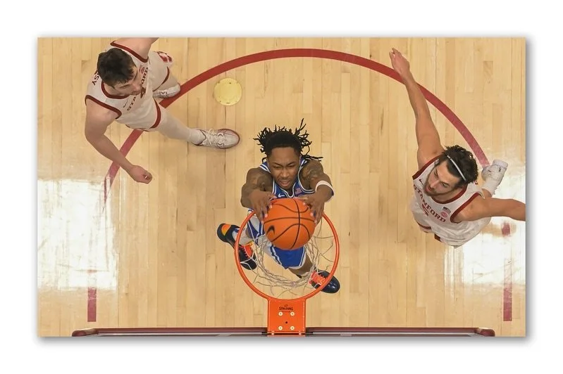 🔥😈 Duke pulls up to Stanford and handles business.
Pure ACC chaos: clamps on defense, ice cold buckets, and nonstop Blue Devil energy from start to finish 🏀💙
This isn&rsquo;t just a win it&rsquo;s a statement.

Who showed out the most tonight? 👀