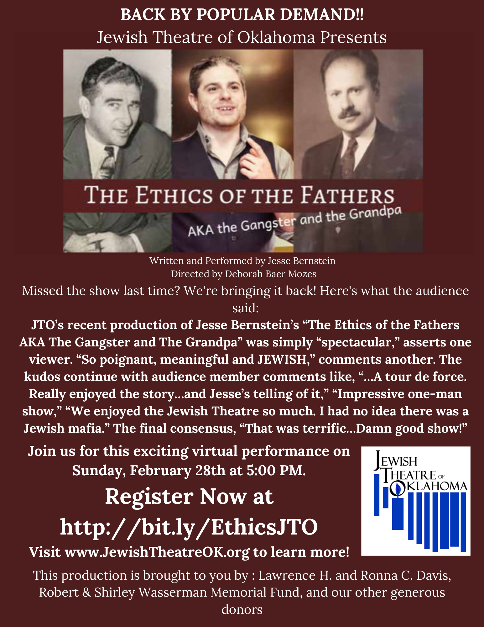 The Ethics of the Fathers: AKA the Gangster and the Grandpa