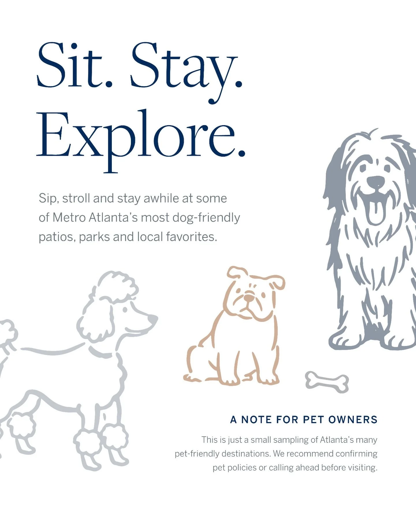 🐾 Sit. Stay. Explore.
Finding a home is about more than just the square footage&mdash;it&rsquo;s about finding the perfect spot for every member of the family, including the four-legged ones. Atlanta is full of incredible dog-friendly spaces, from t