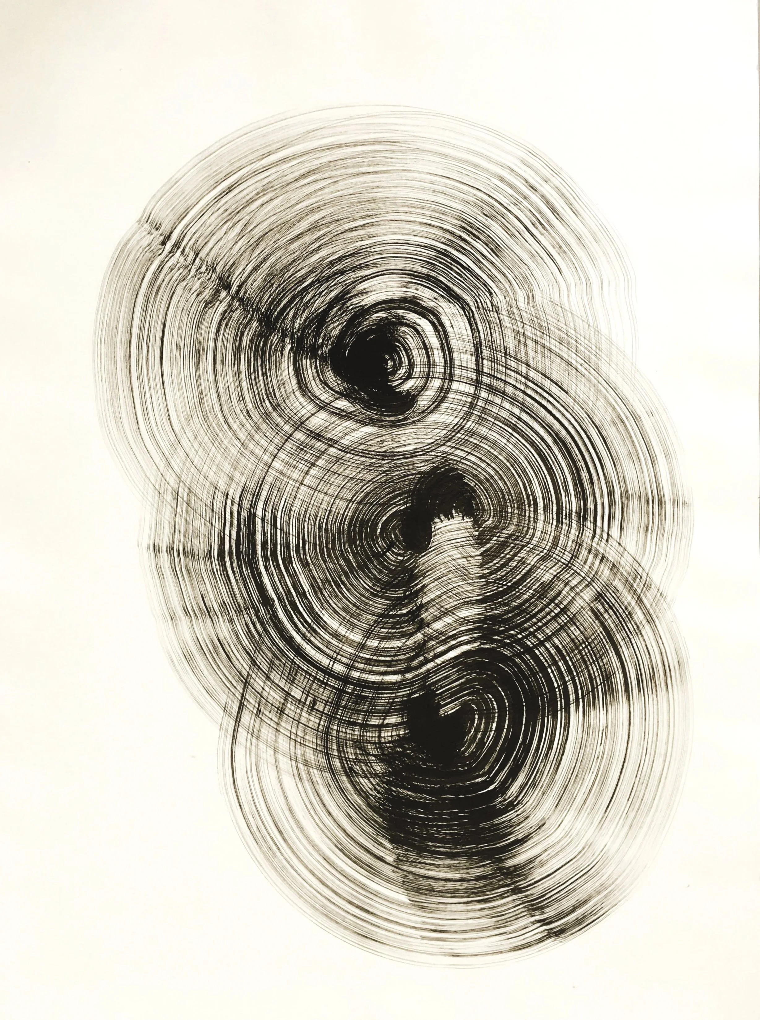 INk on Paper, 60x90 cm