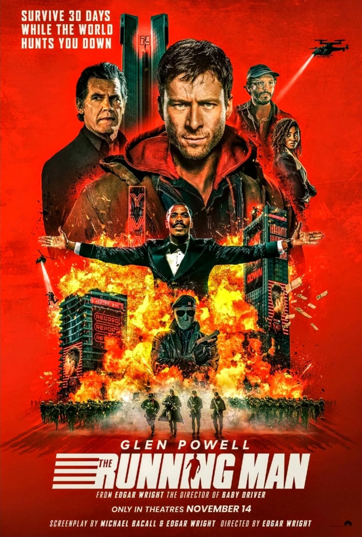 THE RUNNING MAN (2025) Paramount Pictures 