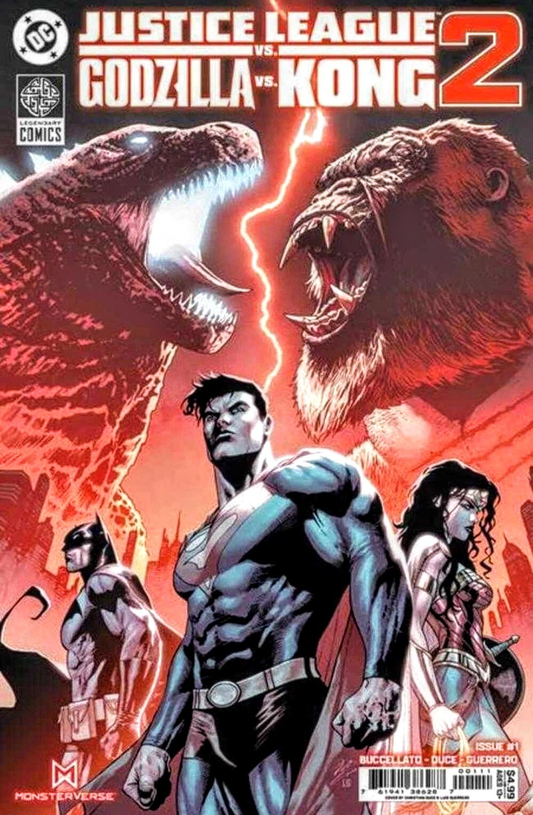 Justice League vs Godzilla vs Kong 2 issue 1  from DC Comics