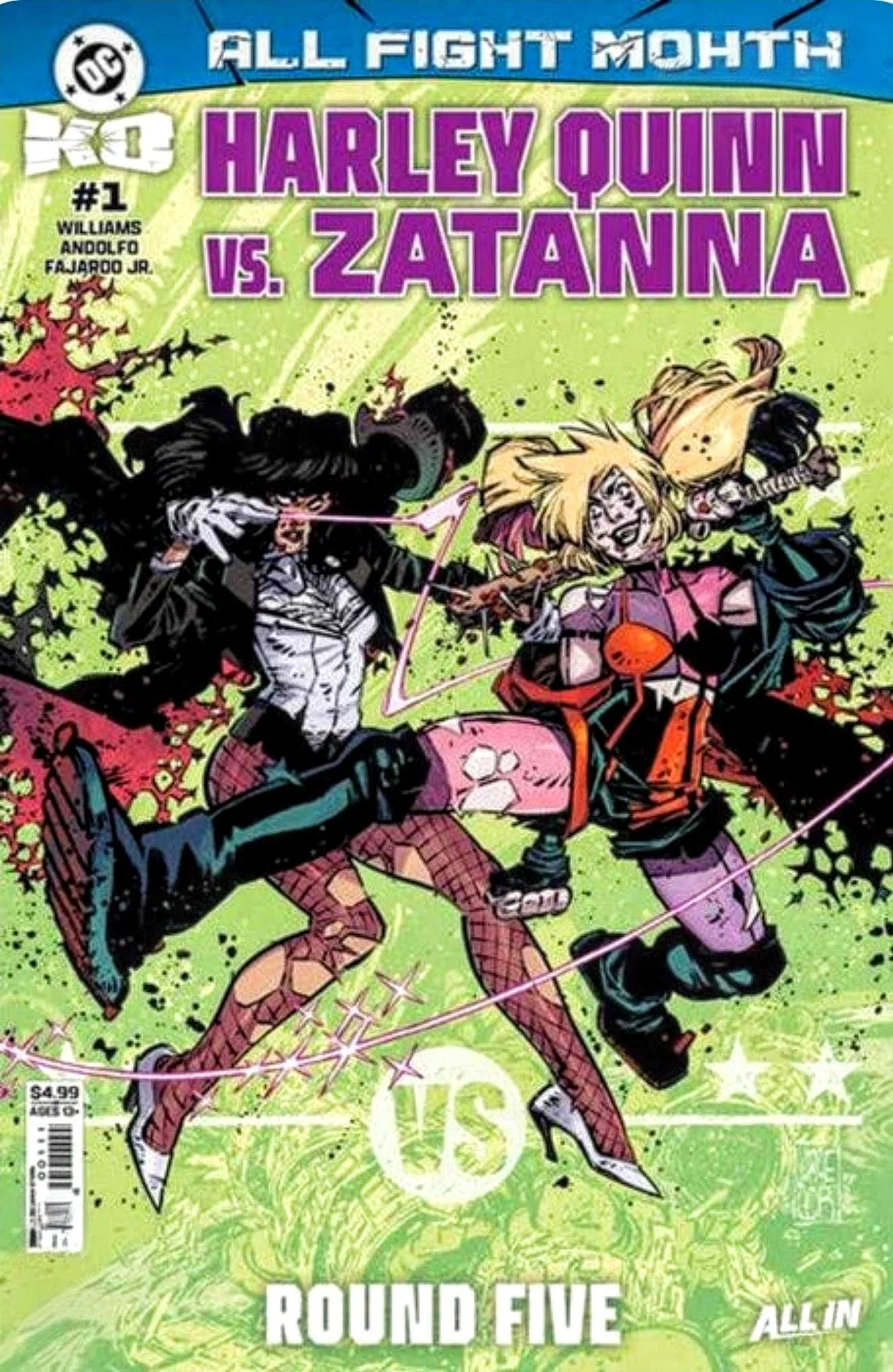 DC KO Fight: Harley Quinn vs  Zatanna (2026) from DC Comics