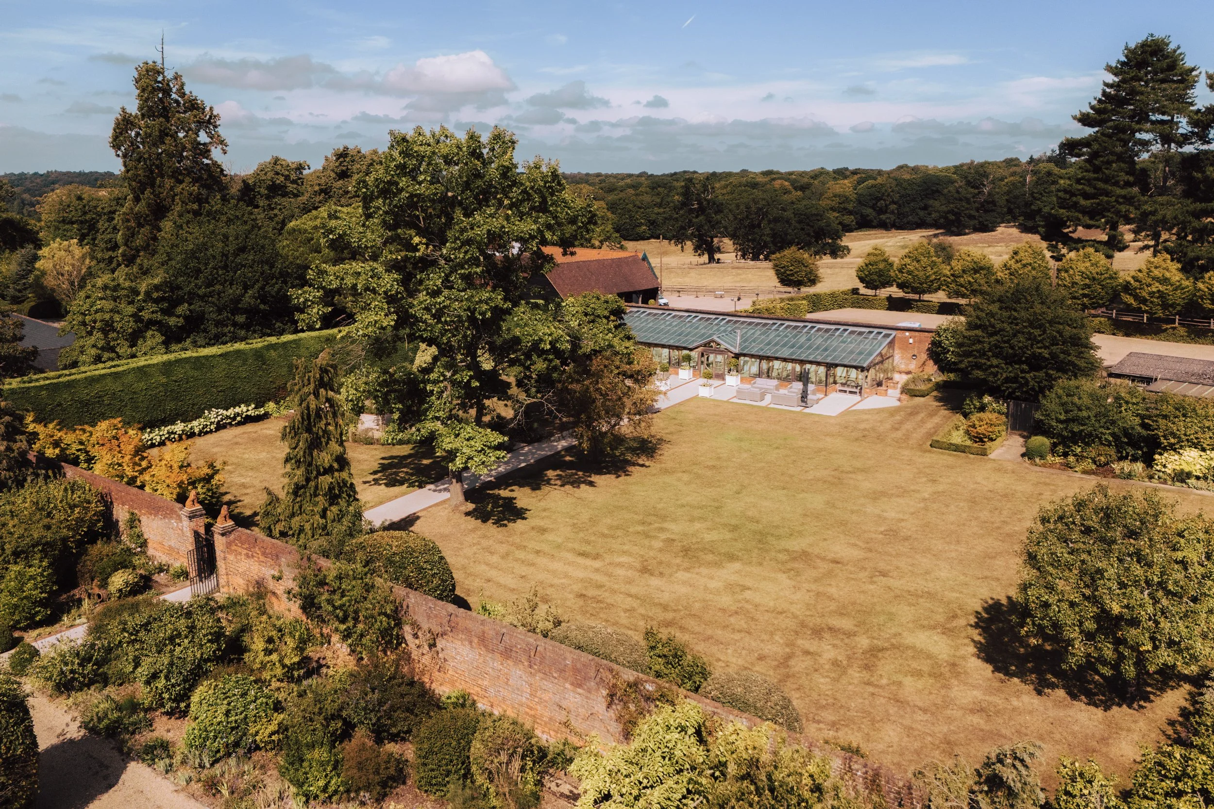 Gaynes Park Drone Photo from Photographer Liam Gillan