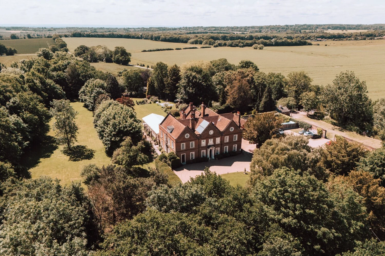 Hutton Hall Estate Drone Photo from Photographer Liam Gillan