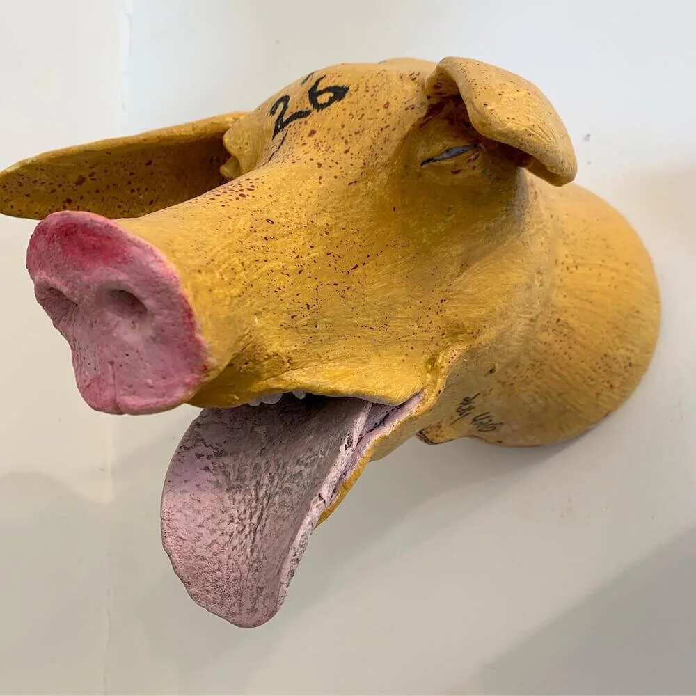 David Cuzick pig head