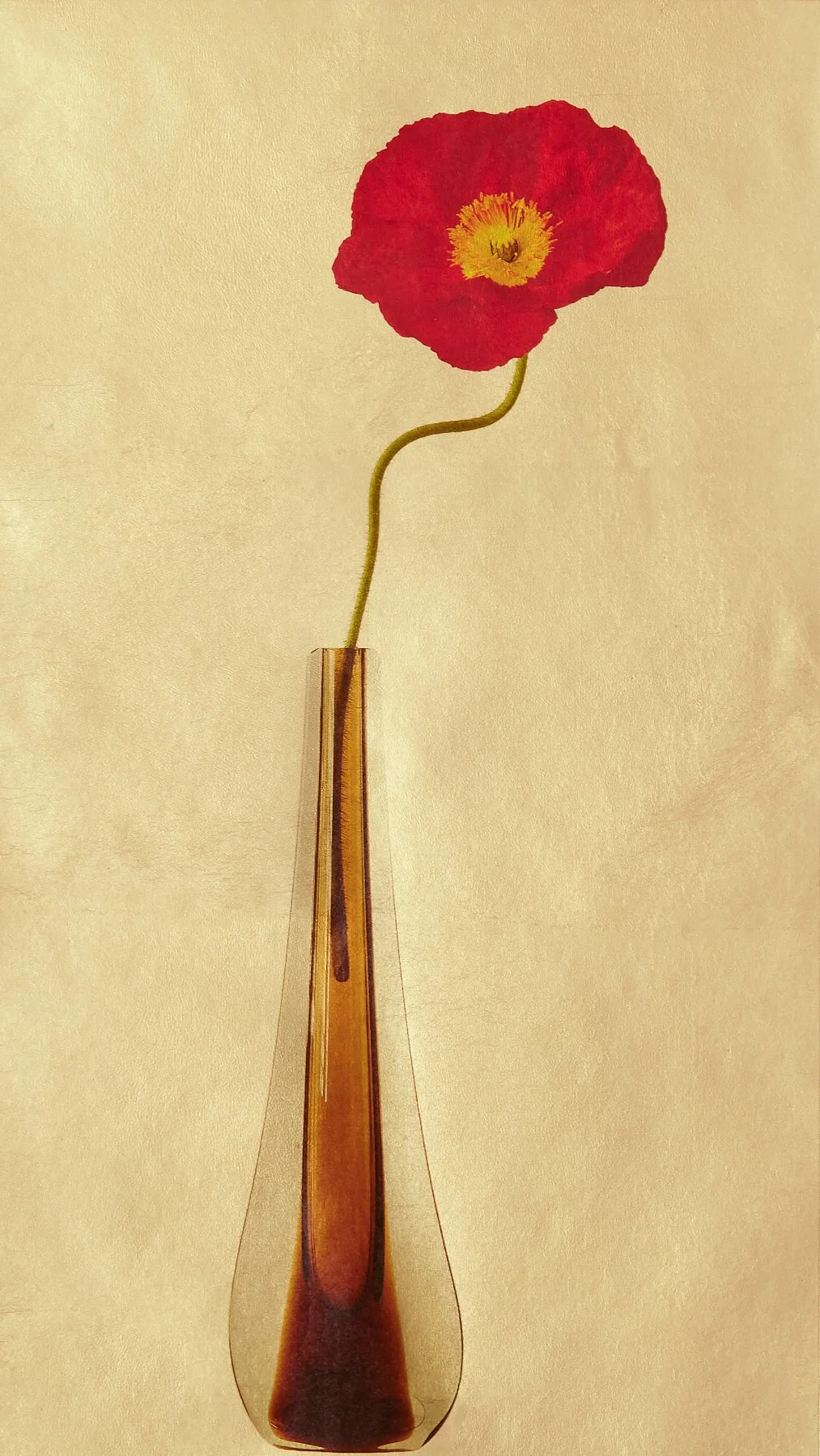 Icelandic Flame- Gilded Vellum Print