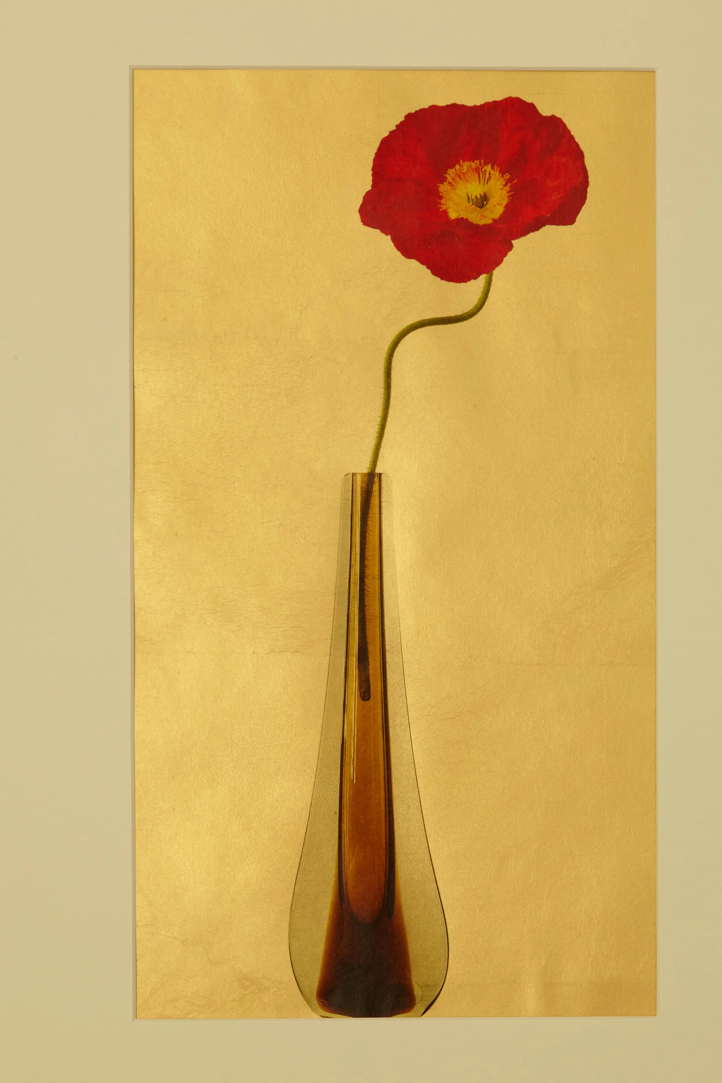 Icelandic Flame- Gilded Vellum Print