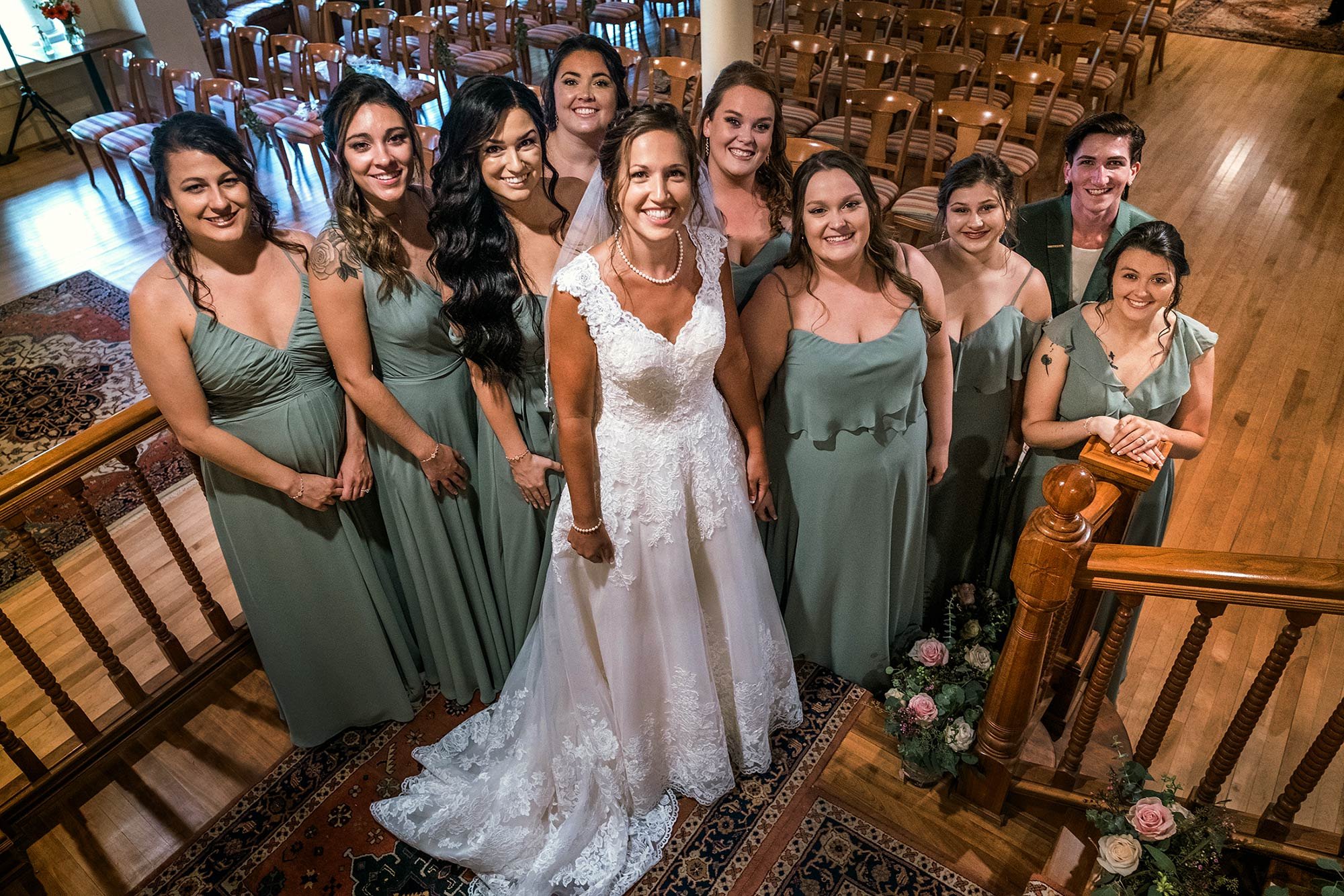 Bride and bridesmaid's at The Wentworth Inn | Robert Ortiz Photography  (Copy)