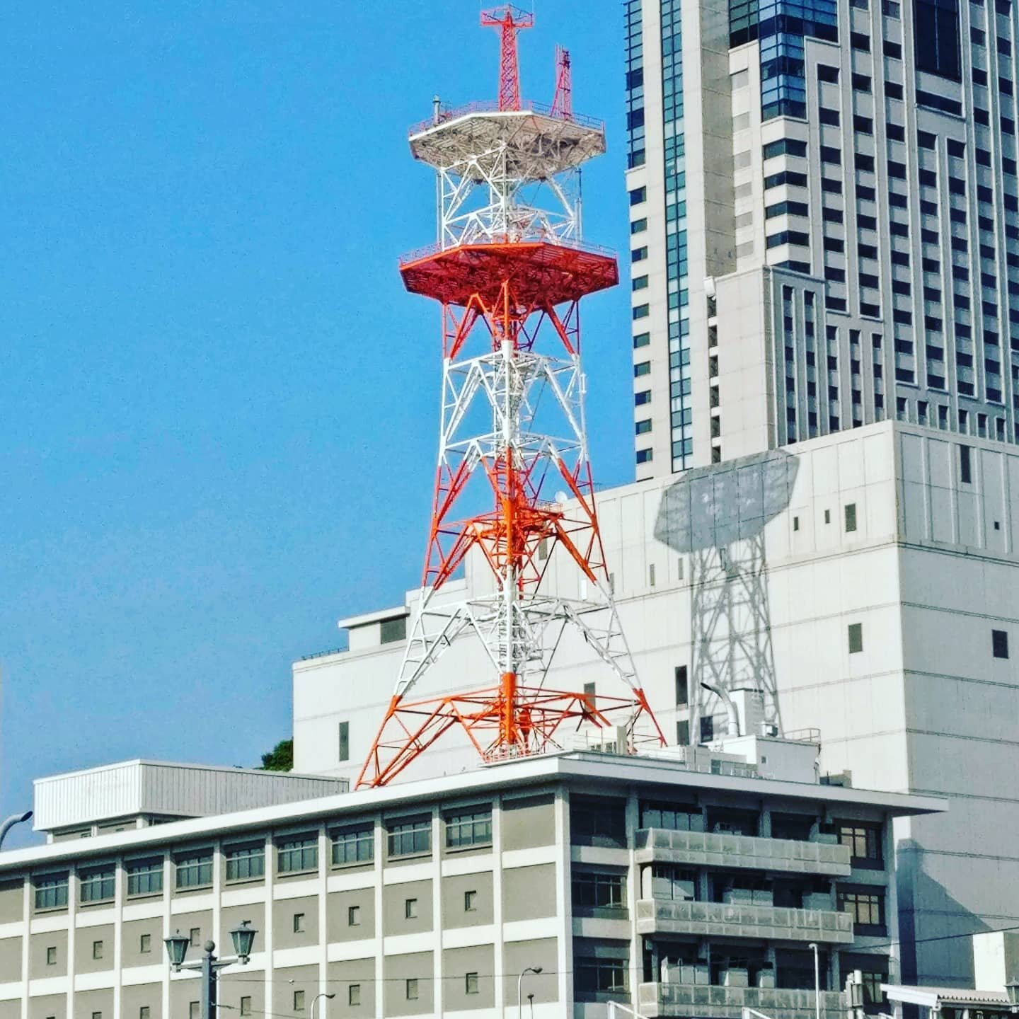 #towers cover our built environment. They are needed for #cellular #communications, #radio, #publicsafety #weather, and so many other applications. This photo was taken in Japan. 

#5g #5gtowers #steel #cellphone #travelphotography #travel #traveljap