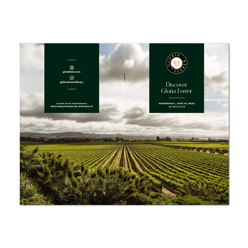 Gloria Ferrer Tasting Booklet