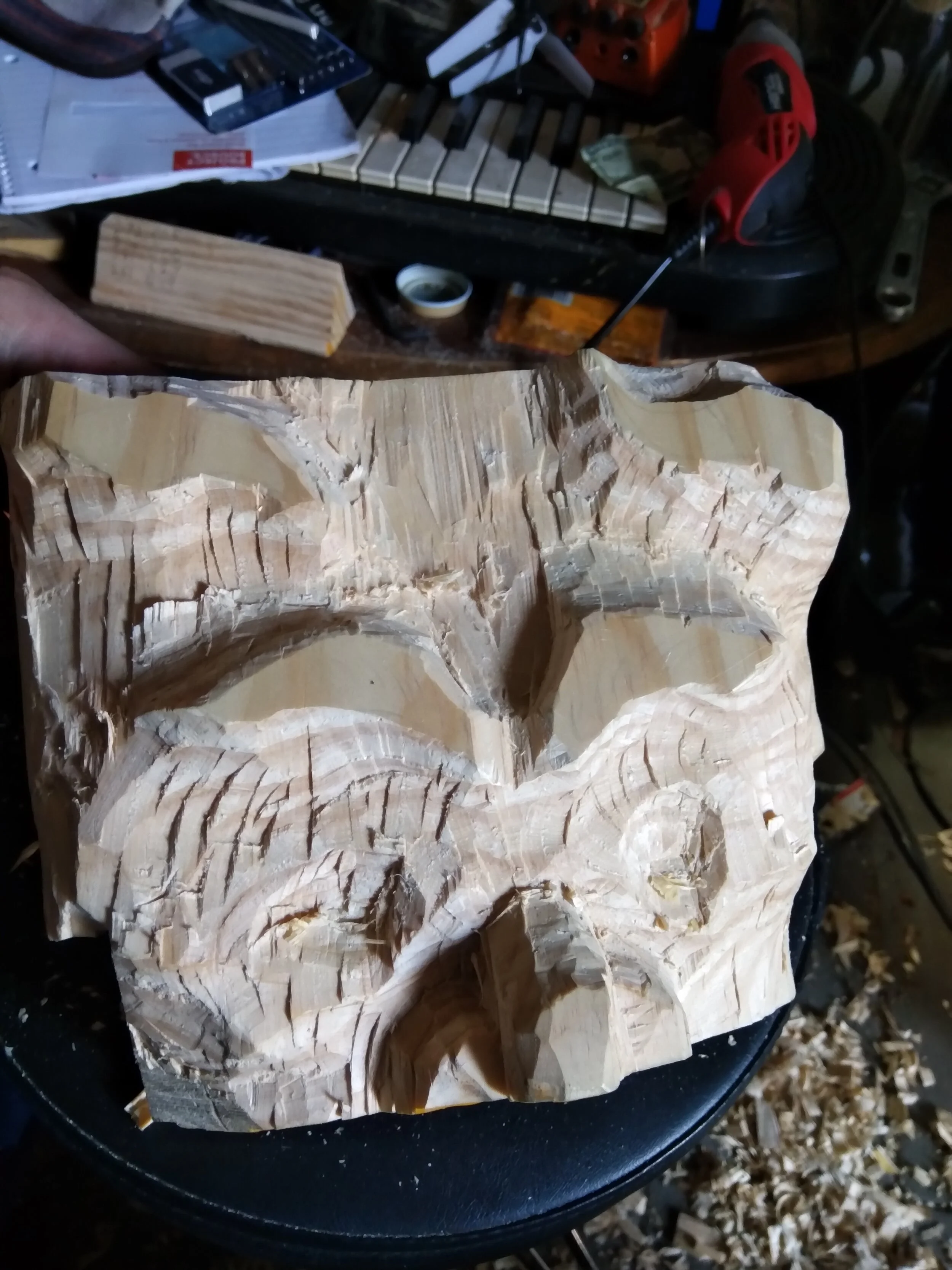 starting to look like a face