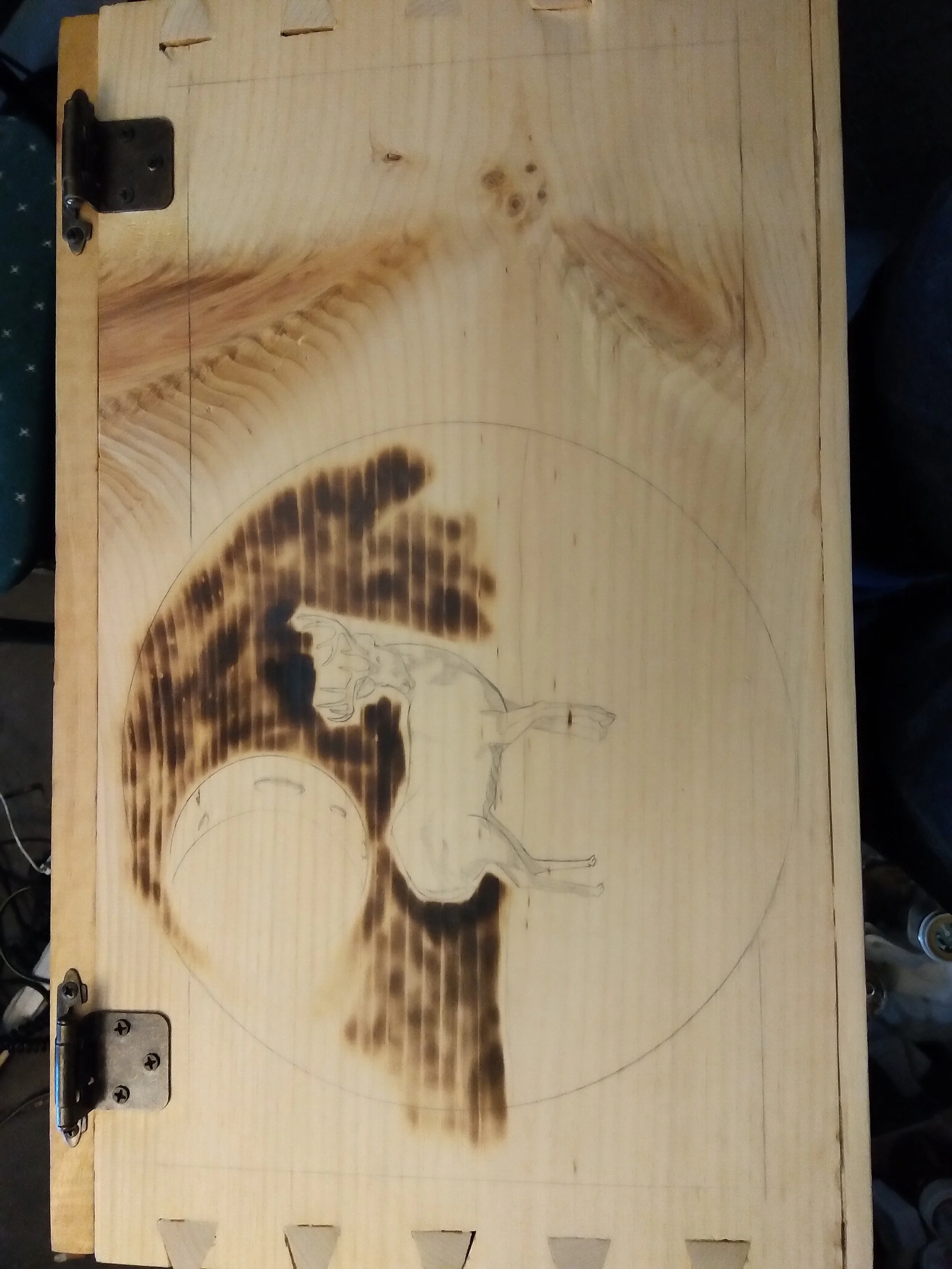 unfinished back face