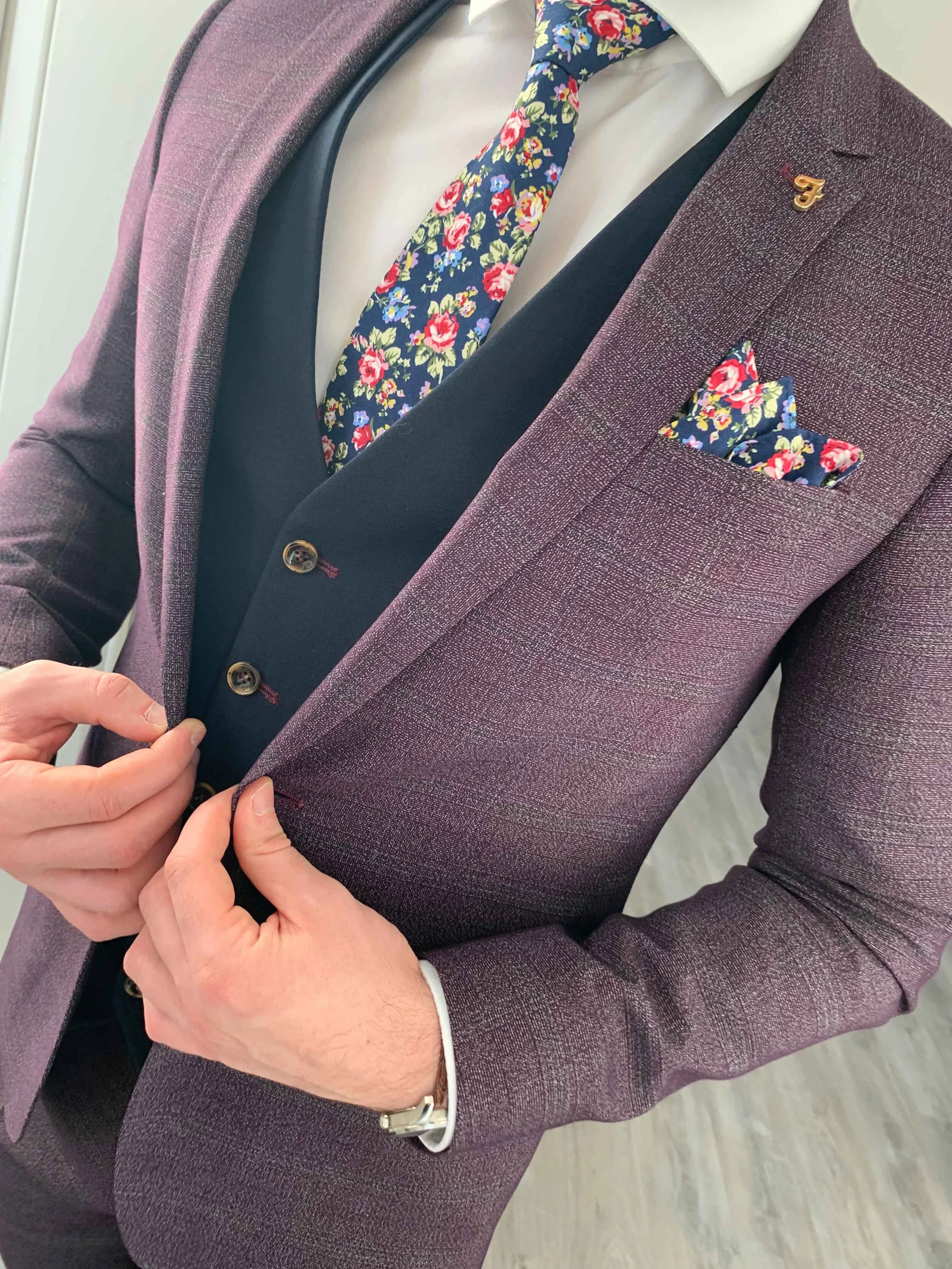 Check Wedding Suits