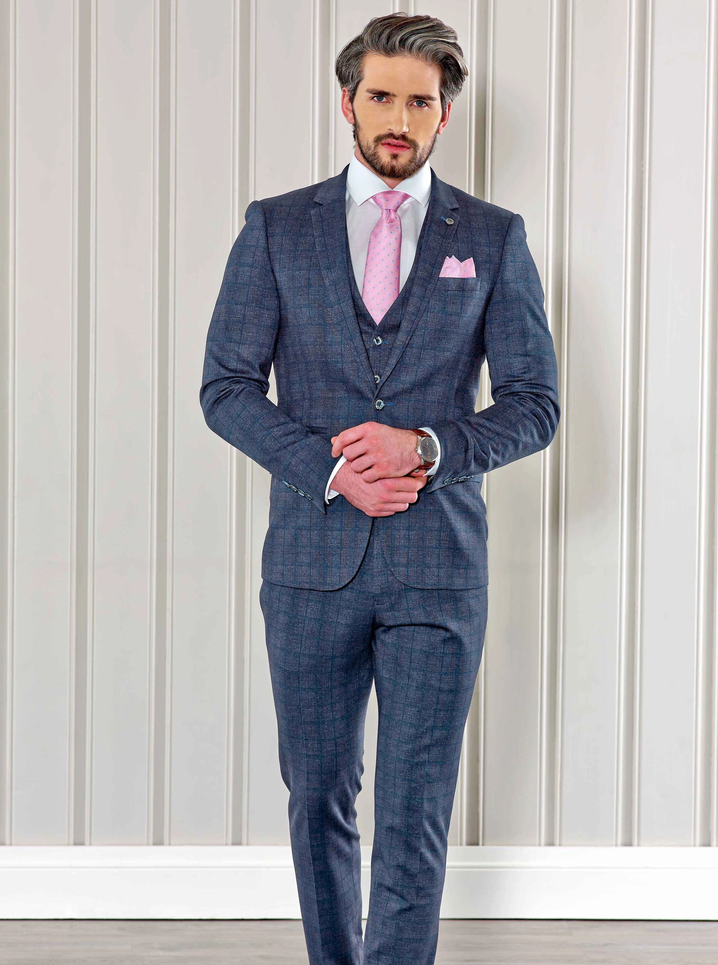 Check Wedding Suit