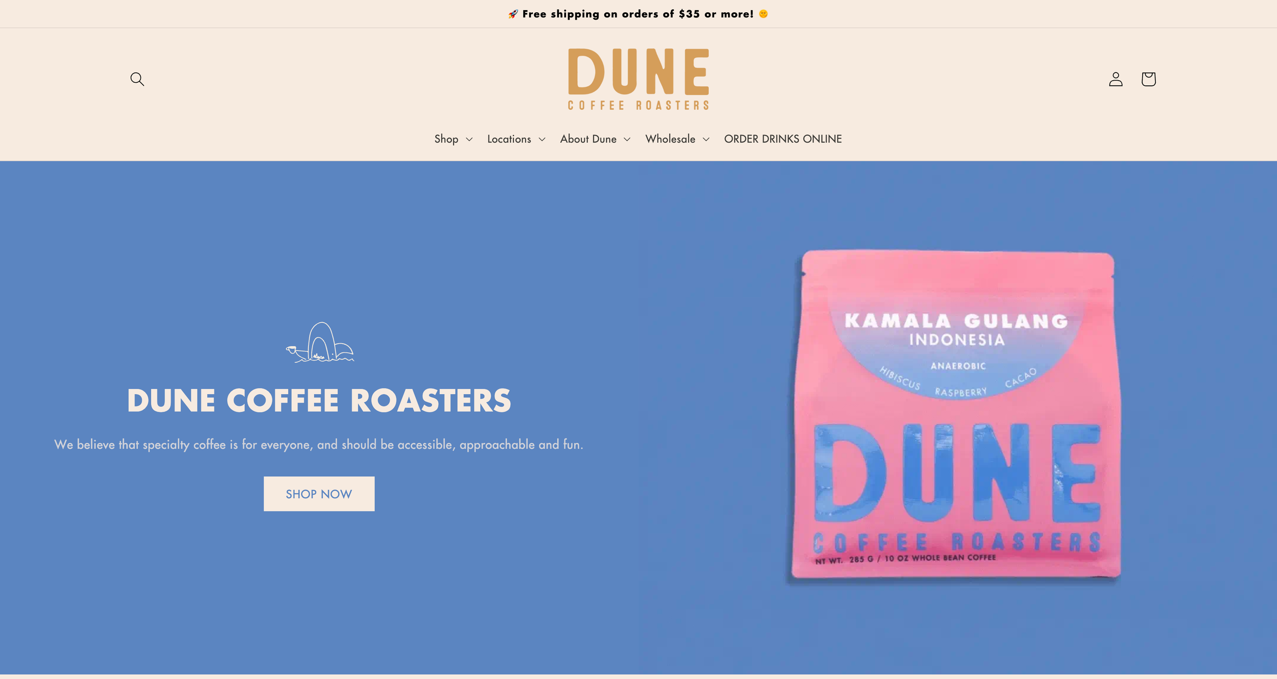 Dune Coffee Roasters Quality Coffee with Sustainable Partnerships