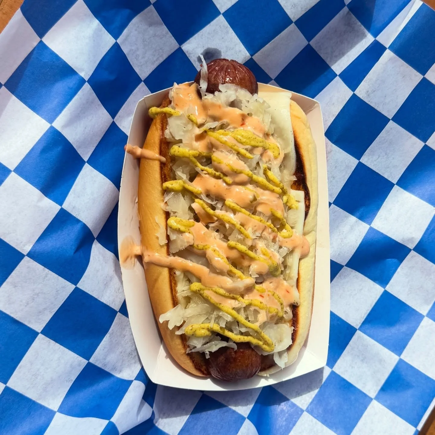 New special, right on time for St. Patty&rsquo;s - The Riding Reuben!

Melted Swiss cheese on our potato buns, 1/5 lb hot dog, sauerkraut, 1000 island sauce, spicy brown mustard

Get it while we got it! You won&rsquo;t want to miss out! 🌭

#tampafoo