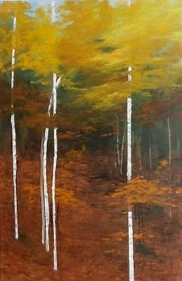 SOLD Autumn #1, 30 x 20 in, oil. ©Ann Scott