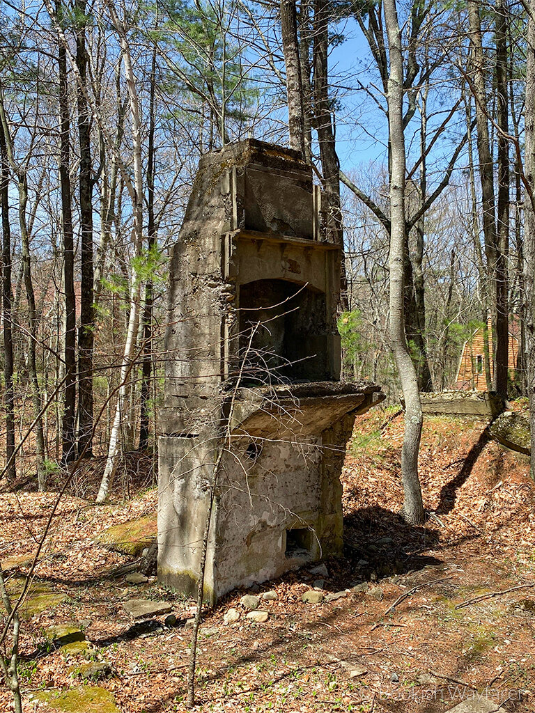 House ruins along Whitehall Reservoir Loop