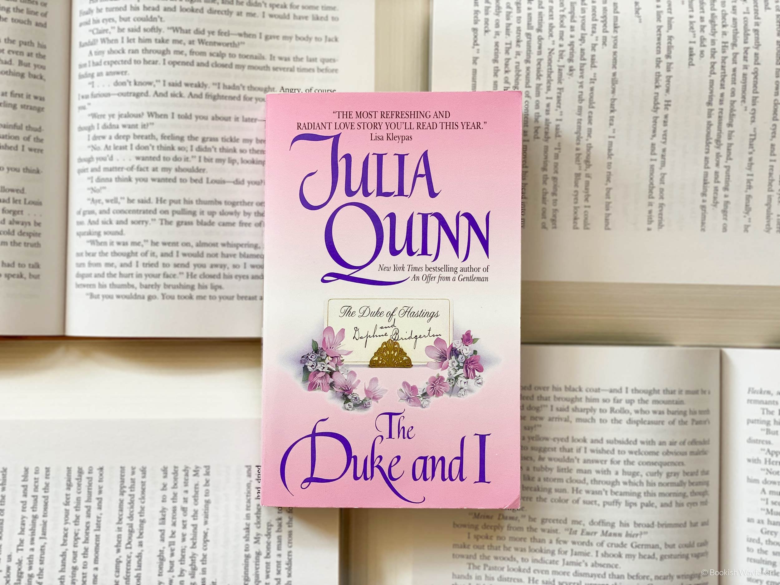 Vintage Romance: The Duke and I by Julia Quinn — Bookish Wayfarer