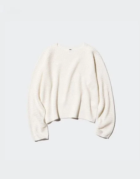 Uniqlo 3D knit mesh sweater
