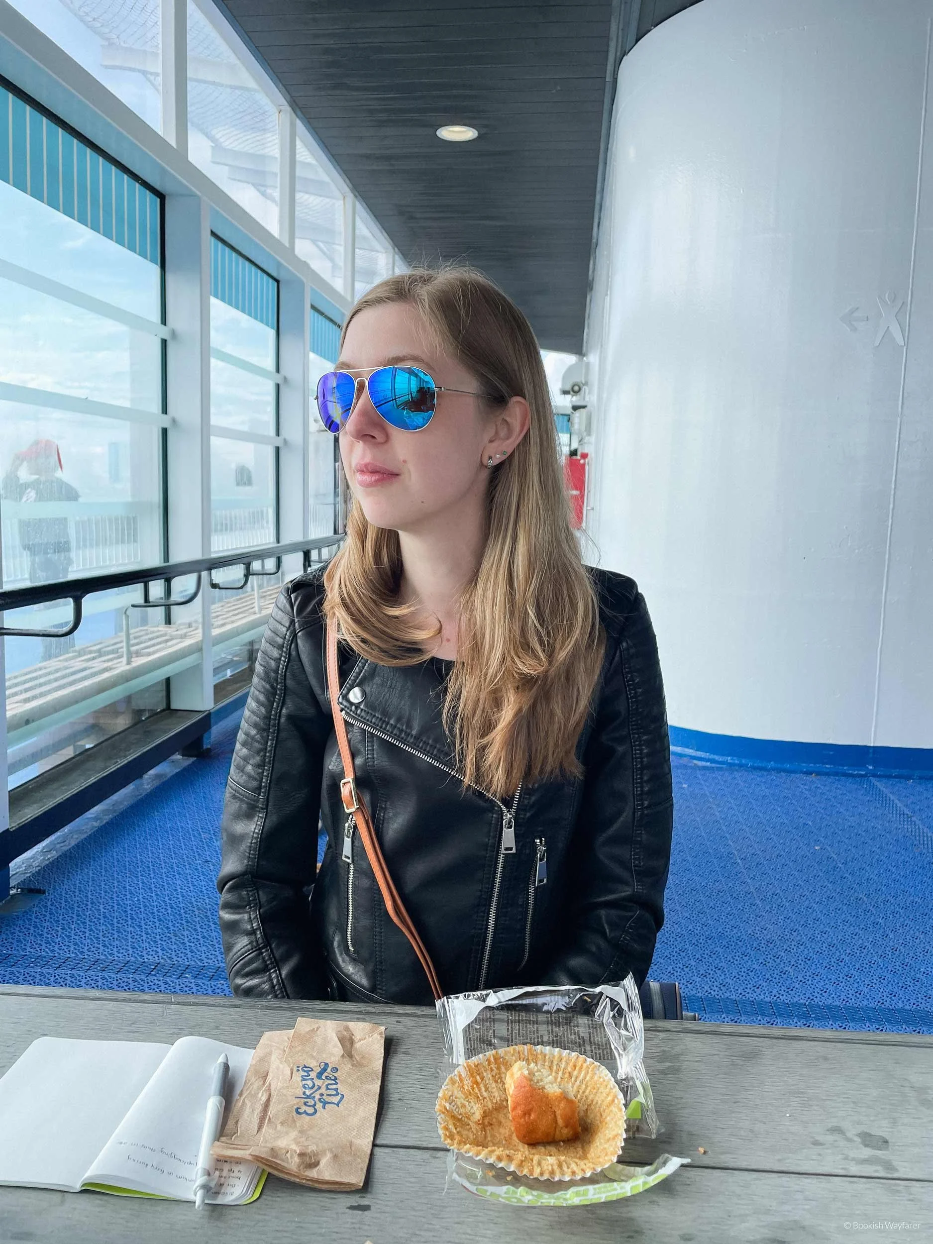 The author aboard the M/S Finlandia ferry