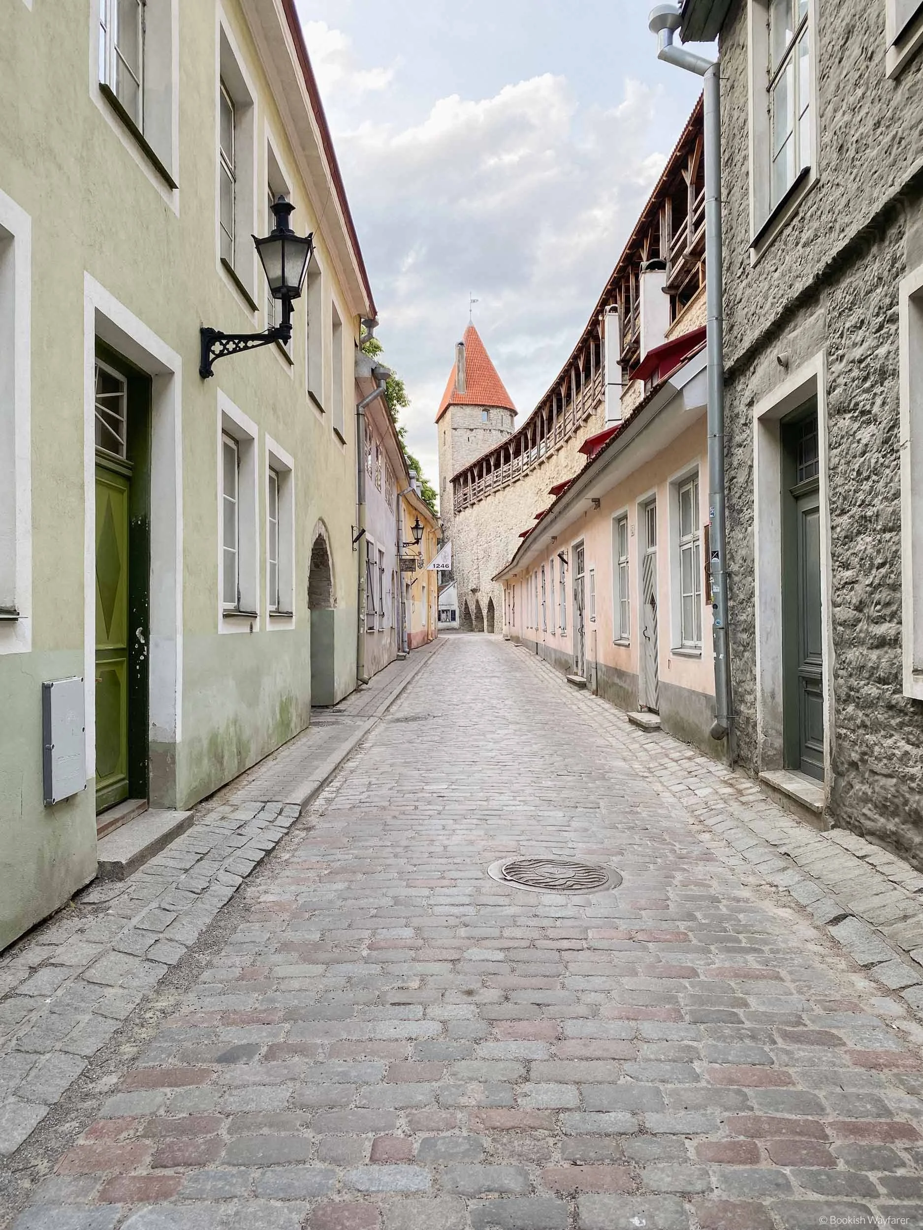 Cobblestone street in Tallinn's Old Town