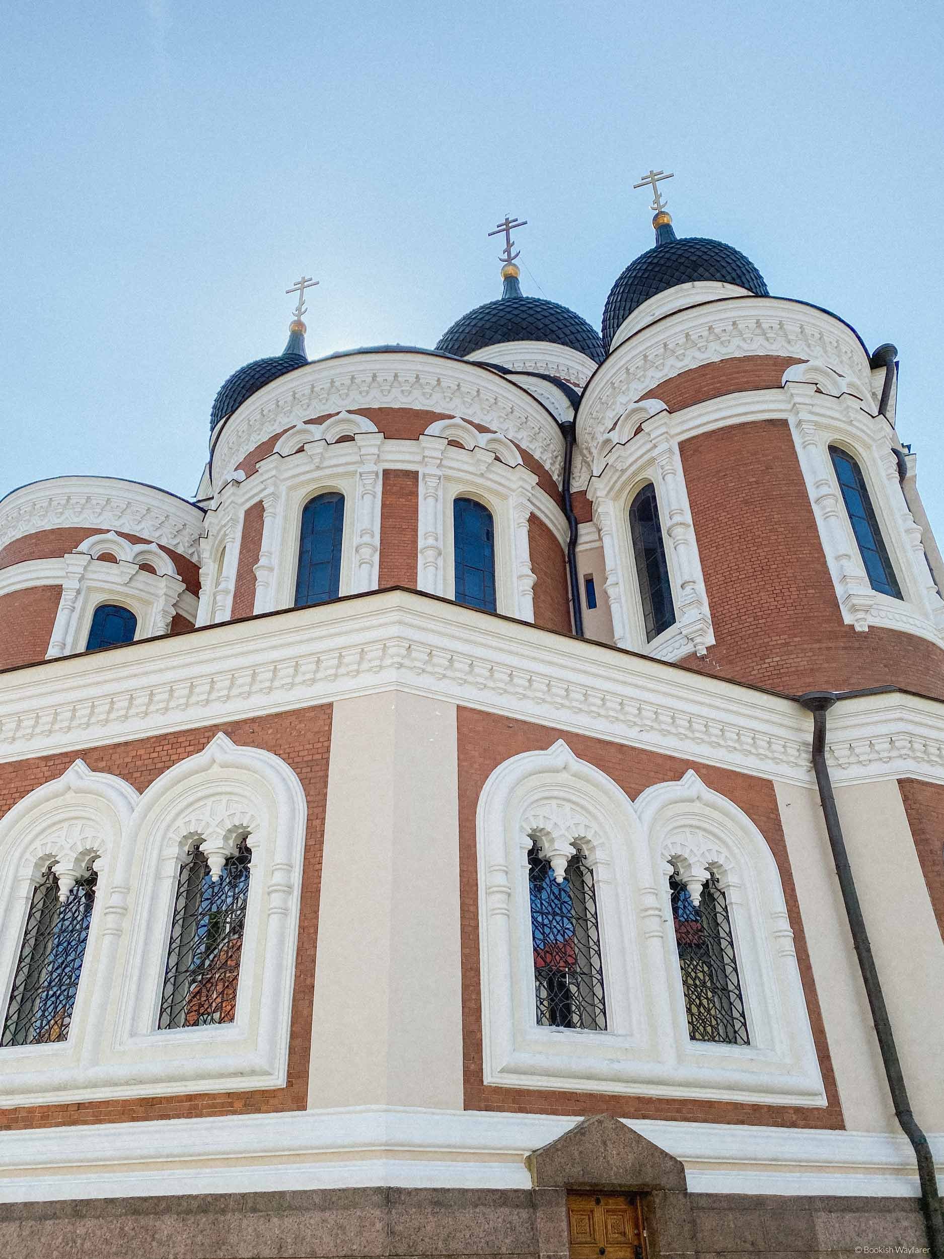 Exterior of the Alexander Nevsky Cathedral in Tallinn