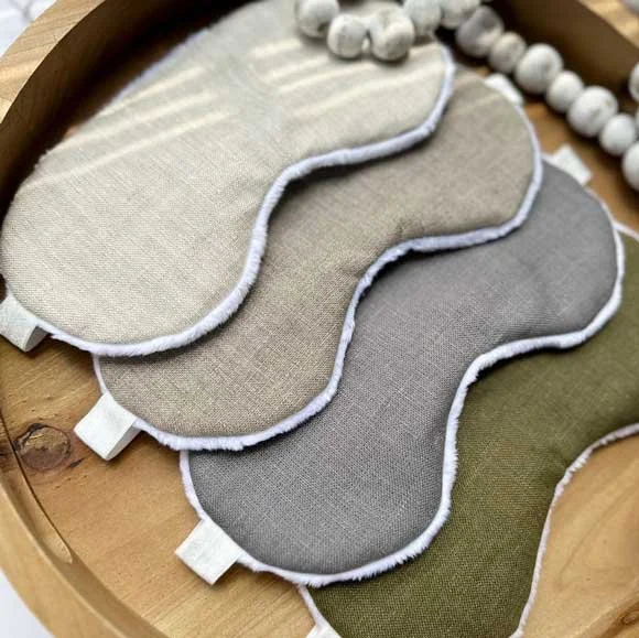 Saltery by Enyo linen eye masks