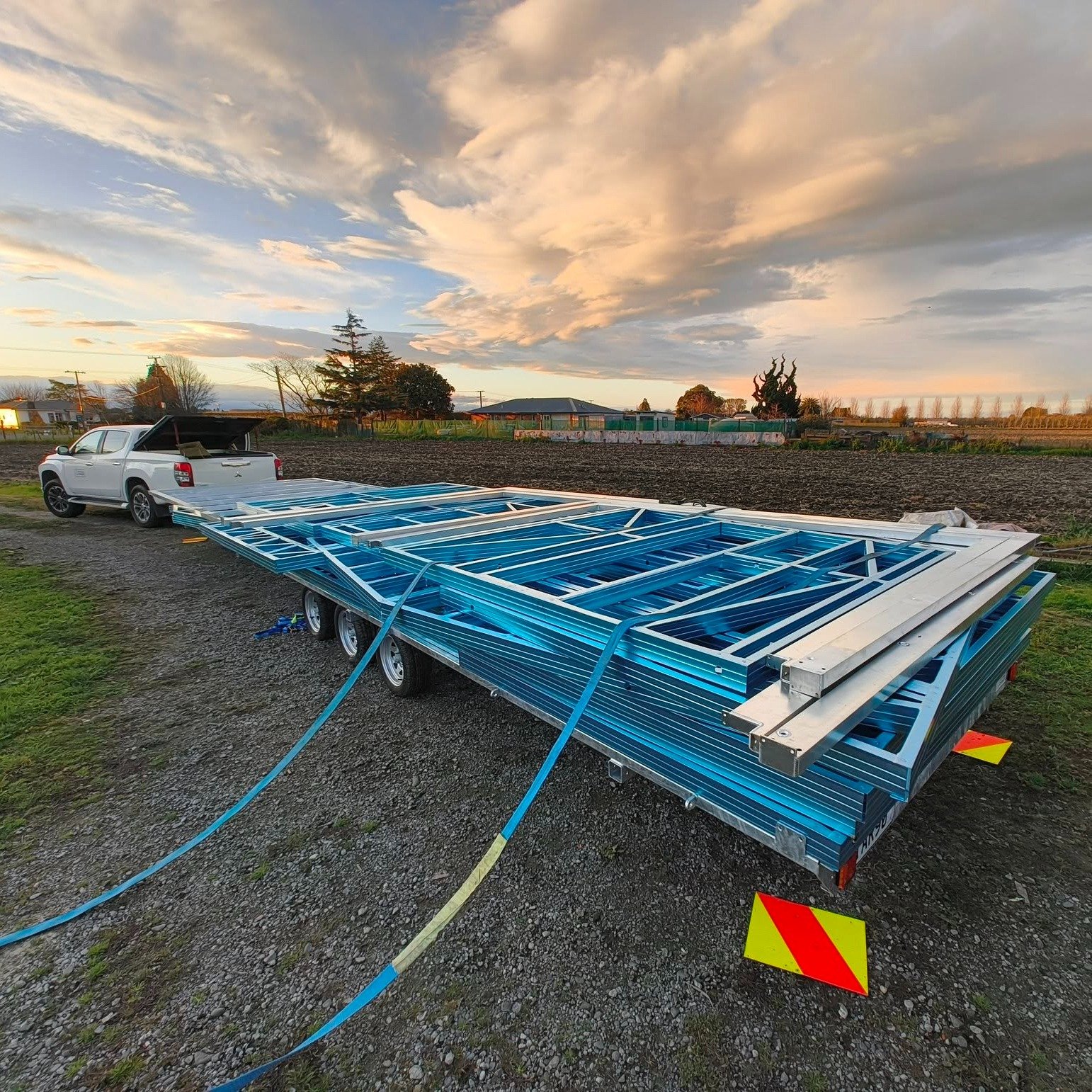 This tiny house on wheels is going to be incredible, with two pop-outs on each side, creating a floor area of 43m&sup2;. We've been working on this project off and on for a couple of years, and now it's finally coming together after countless hours o