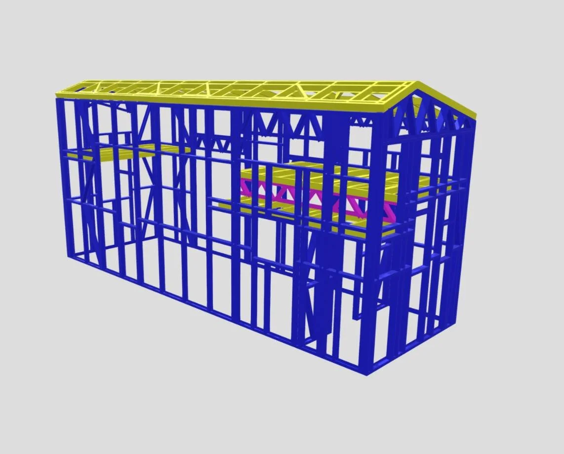 Every steel frame we create includes an interactive 3D model that you can rotate and zoom in on.

#steelframe #steelframing #tinyhouse #tinyhousenz