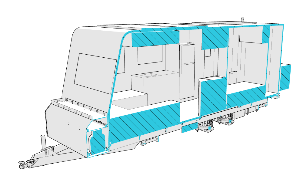 Caravan Designed in 3D CAD
