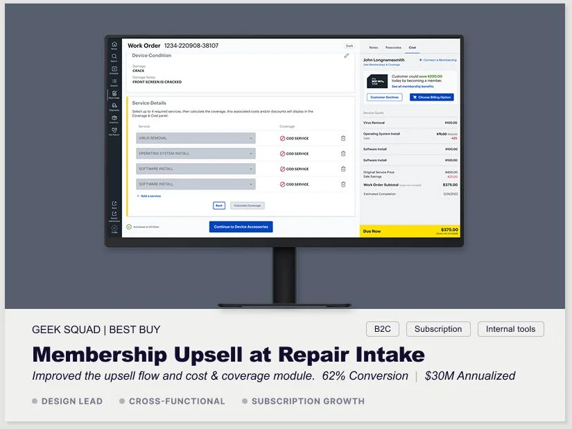MEMBERSHIP UPSELL