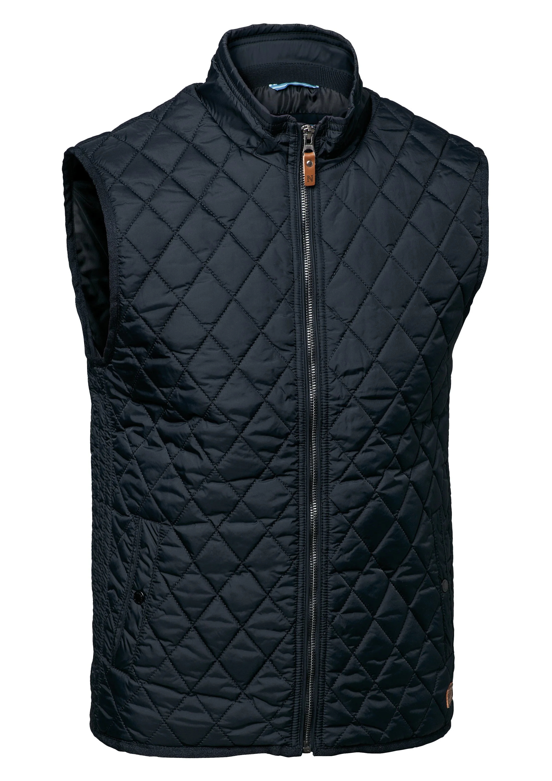 Nimbus Diamond Quilted Gilet with left chest embroidery