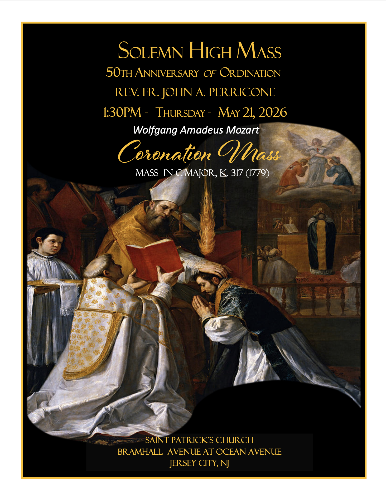 Solemn High Mass 50th Anniversary of Ordination
