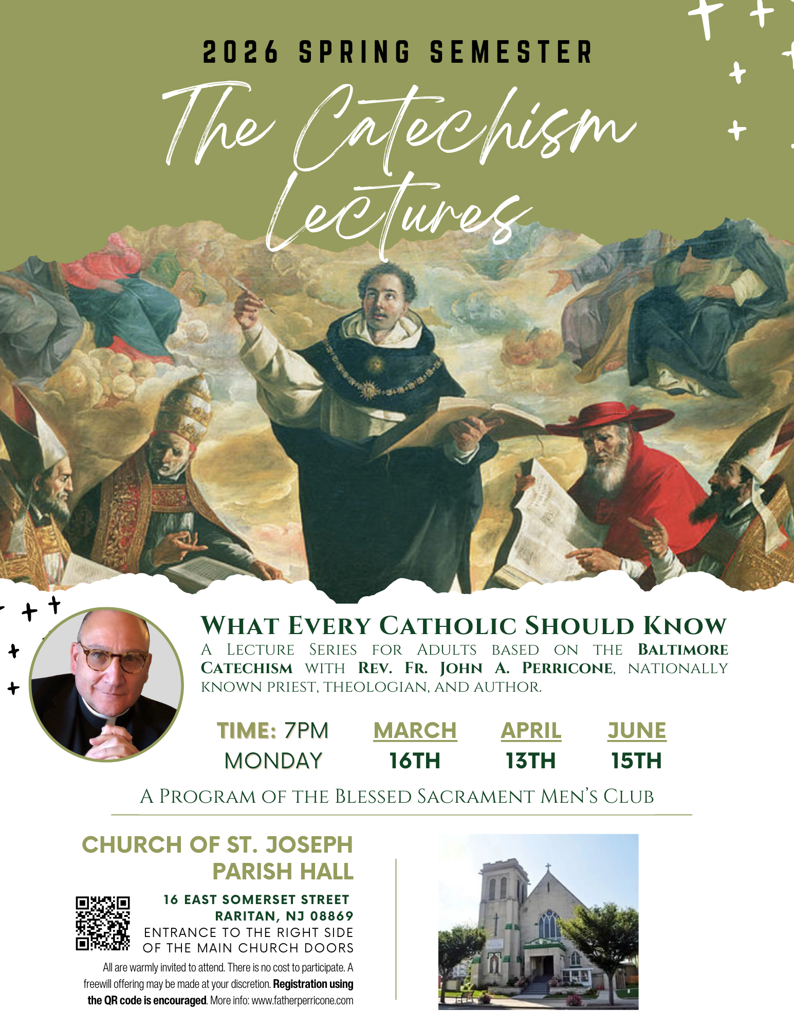 Catechism Lecture Series - What Every Catholic Should Know - Church of St. Joseph - Raritan, NJ 